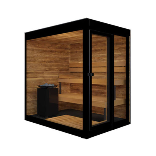 VERA 3-Person Outdoor Traditional Steam Sauna | By Thermasol