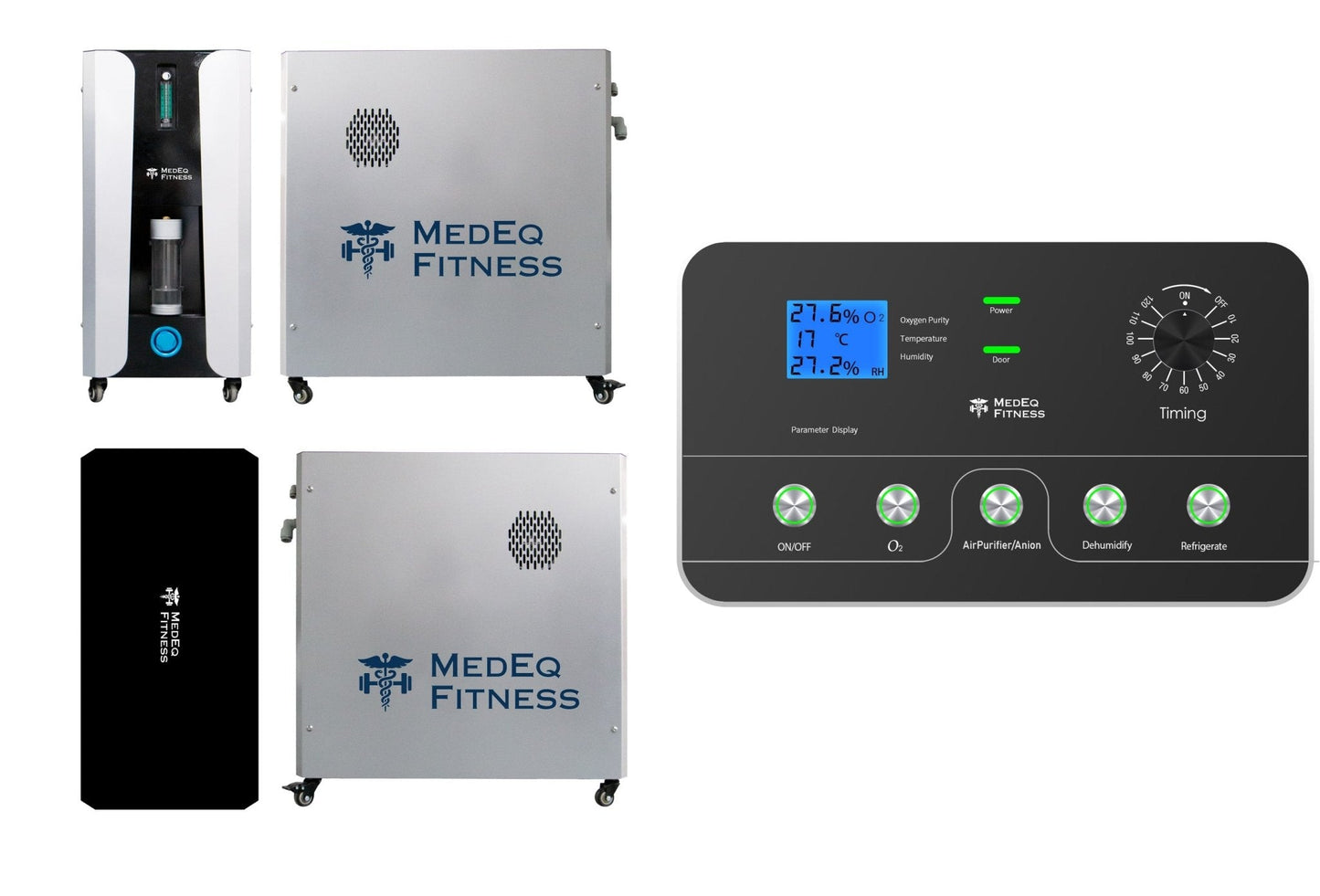 TIMECAPSULE VISION C900+ | 2.0 ATA Hard-Shell Hyperbaric Chamber | By MedEq Fitness
