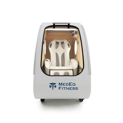 TIMEPOD 2 | Triangular Hard-Shell Hyperbaric Chamber 2.0 ATA | By MedEq Fitness