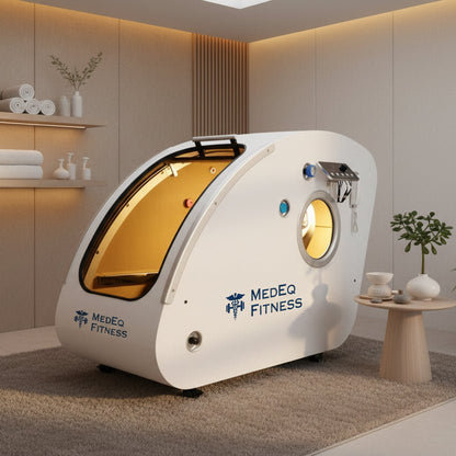 TIMEPOD 2 | Triangular Hard-Shell Hyperbaric Chamber 2.0 ATA | By MedEq Fitness