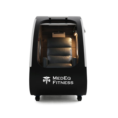 TIMEPOD 2 | Triangular Hard-Shell Hyperbaric Chamber 2.0 ATA | By MedEq Fitness