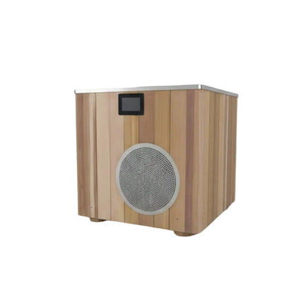 ICE BATH | Wood Stainless Steel Plunge | Contrast Of Cold Or Heat Recovery | Ozone + Filter Cleaning | By Med EQ Fitness